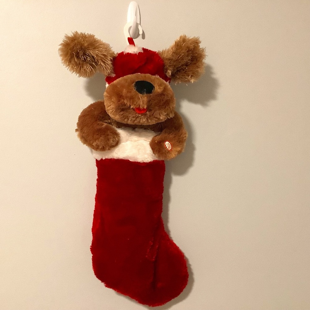 Dan Dee Dog Stocking - working
